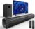 Saiyin Sound Bars for Smart TV with Subwoofer, Soundbar with Optical/ARC/AUX and Bluetooth 5.3 Inputs, Surround Sound System with 5.25 Inches Woofer,Treble and Bass Adjustable