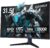 KOORUI 32 inch Curved Gaming Monitor – QHD (2560 x 1440) 2K Display, 170Hz 144Hz Monitor, 1500R Curvature, 1ms, HDR10, Adaptive Sync, Tilt Adjustable, DisplayPort HDMI, Black – 32E6QC