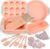 22Pcs Silicone Baking Pans Set, NonStick Baking Cake Pans, Muffin Bread Loaf Cookie Cupcake Pan Bakeware Sets with Baking Spatula and Kitchen Gloves, 446℉ Heat Resistant Baking Tools Kit by Cookass