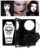 Black White Makeup Palette – Goth Makeup Pressed Powder Eyeshadow Compact, Matte Smokey Face Paint for Women Girl, Halloween Skeleton Cosplay & Gothic Costume | High Pigment,Waterproof,Intense