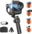 Hohem iSteady MT2 Kit Camera Stabilizer with AI Tracker/Magnetic Fill Light, All in One 3-Axis Gimbal Stabilizer for Mirrorless Camera Smartphone, Native Vertical Shooting