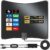 2025 Upgraded TV Antenna for Smart TV Indoor, 2800 Miles Long Range TV Antenna for Local Channels, Digital Antenna for HDTV with Amplifier Signal Booster Support 4K 8K 1080p-18FT Coaxial Cable