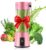Cordless Personal Size Portable Blender – 12 Oz Blender for Smoothies and Shakes with BPA Free Traveling Juice Cup, 6 Blades for Powerful Blending, Suit for Sports/Travel/Home
