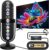 2026 TV Antenna for Local Channels,Antenna for Smart with 360° Signal Booster Reception,Digital Antenna 1900+ Miles Range Support 8K 4K 1080p Televisions,Strongest HD TV Antenna Indoor-25ft Coax Cable