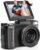 Digital Camera 5K, 64MP Cameras for Photography, YouTube Vlogging, 18X Zoom UHD Autofocus Compact Point and Shoot Flip Screen Camera with 64GB SD Card, 2 Batteries, Small Photo Camera for Kids, Teen