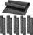 10 Pack Yoga Mats Bulk, 68” x 24” x 4mm Thick Black Yoga Mats for Kids and Adults, Anti-Slip Tear-Resistant Exercise Mat for Fitness Stretching Home Workout Gym and Studio