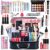 Pure Vie All-in-One Holiday Gift Makeup Set Cosmetic Essential Starter Bundle Include Eyeshadow Palette Lipstick Concealer Blush Mascara Foundation Face Powder – Makeup Kit for Women Full Kit
