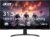 Acer Nitro 31.5 Inch WQHD 2560 x 1440 1500R Curved Gaming Monitor | AMD FreeSync | Up to 180Hz Refresh | 1ms (VRB) | Tilt | One Display Port 1.4 & Two HDMI 2.0 | EDA323QU S3bmiiphx