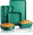 Granitestone Green Nonstick Bakeware Set, 5 Piece No Warp Baking Pans Set, Baking Set Includes Even Heating Baking Sheet for Oven, Muffin Pan, Loaf Pan, Baking Pan & Round Baking Tray, Dishwasher Safe