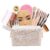 3D Makeup Practice Board – Silicone Face, Reusable Mannequin with Brushes & Eyebrow Pencils, Eyelashes, Bag & Remover Towel