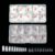 1000pcs Clear and Natural Acrylic Nail Tips,10 Size French Nail Tips For Acrylic Nails Half Cover False Nails Extension Artificial Fingernails