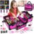 Hollyhi 59 Pcs Kids Makeup Kit for Girl, Washable Play Makeup Toys Set for Dress Up, Pretend Beauty Vanity Set with Cosmetic Case Birthday Toys for Girls 3 4 5 6 7 8 9 10 11 12 Year Old Kids Toddlers