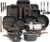 Kitchen Induction Cookware & Bakeware Set – 30 Piece Black Granite Cooking Pans Set, Non-Stick Pots and Pans Set