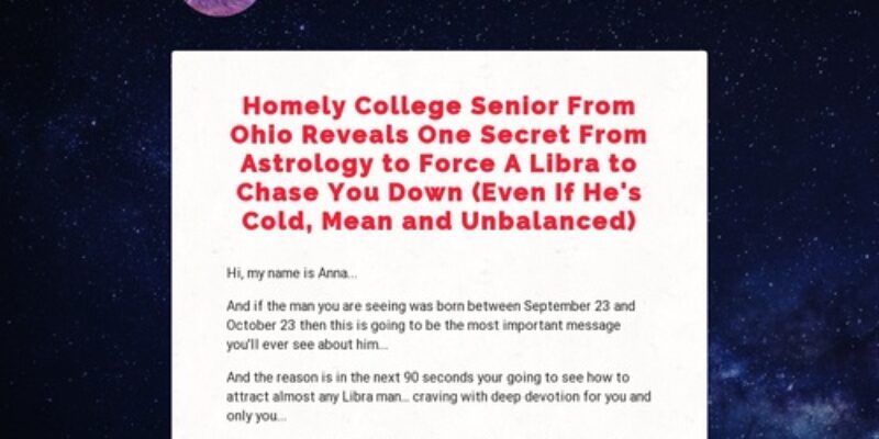 Libra Man Secrets by Astrologer Anna Kovach – Astrology Book
